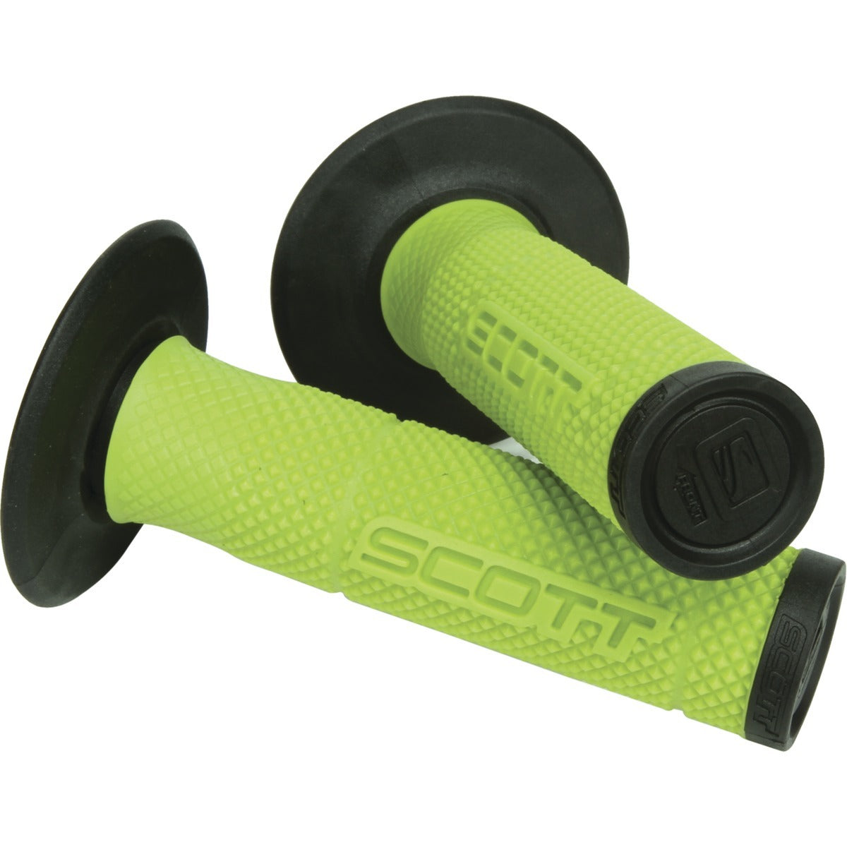 Scott SX II Grips w/Donuts Green/Black