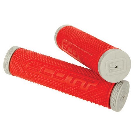 Scott SX II ATV Grips Red/Grey