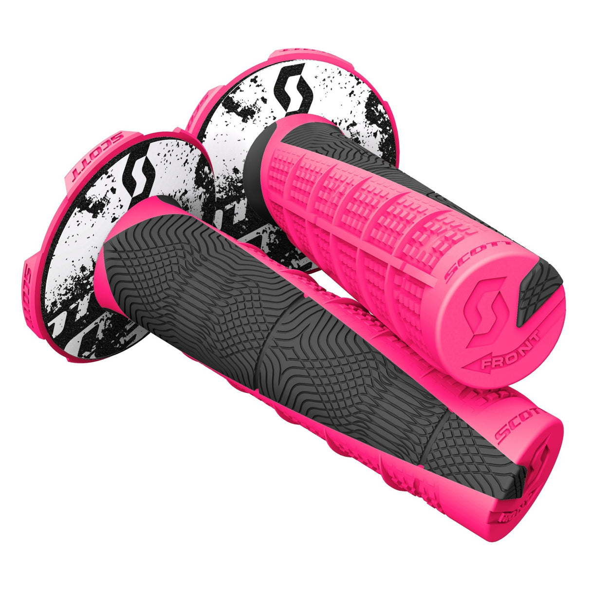 Scott Duece Grips w/Donuts Pink/Black