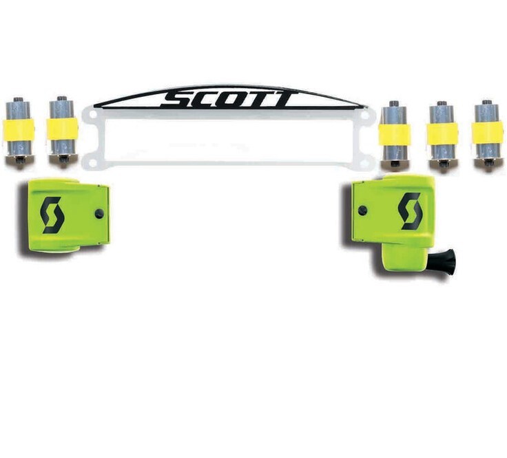 Scott Works Film System Kit w/Anti-Stick Grid Yellow for Recoil XI Goggles