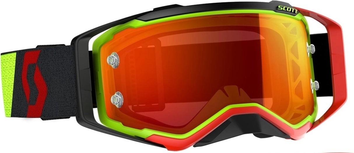 Scott Prospect Goggles Yellow/Red w/Orange Chrome Lens