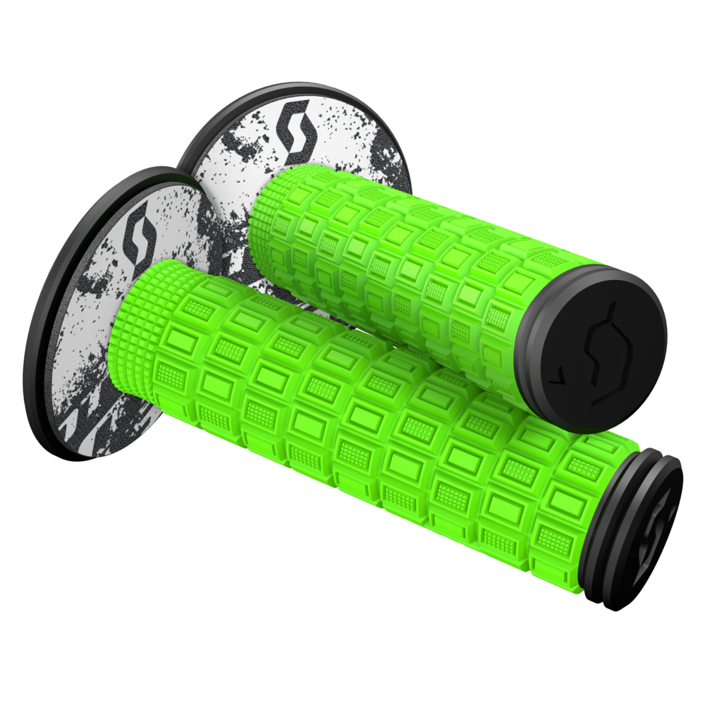 Scott Mellow Grips w/Donuts Neon Green/Black