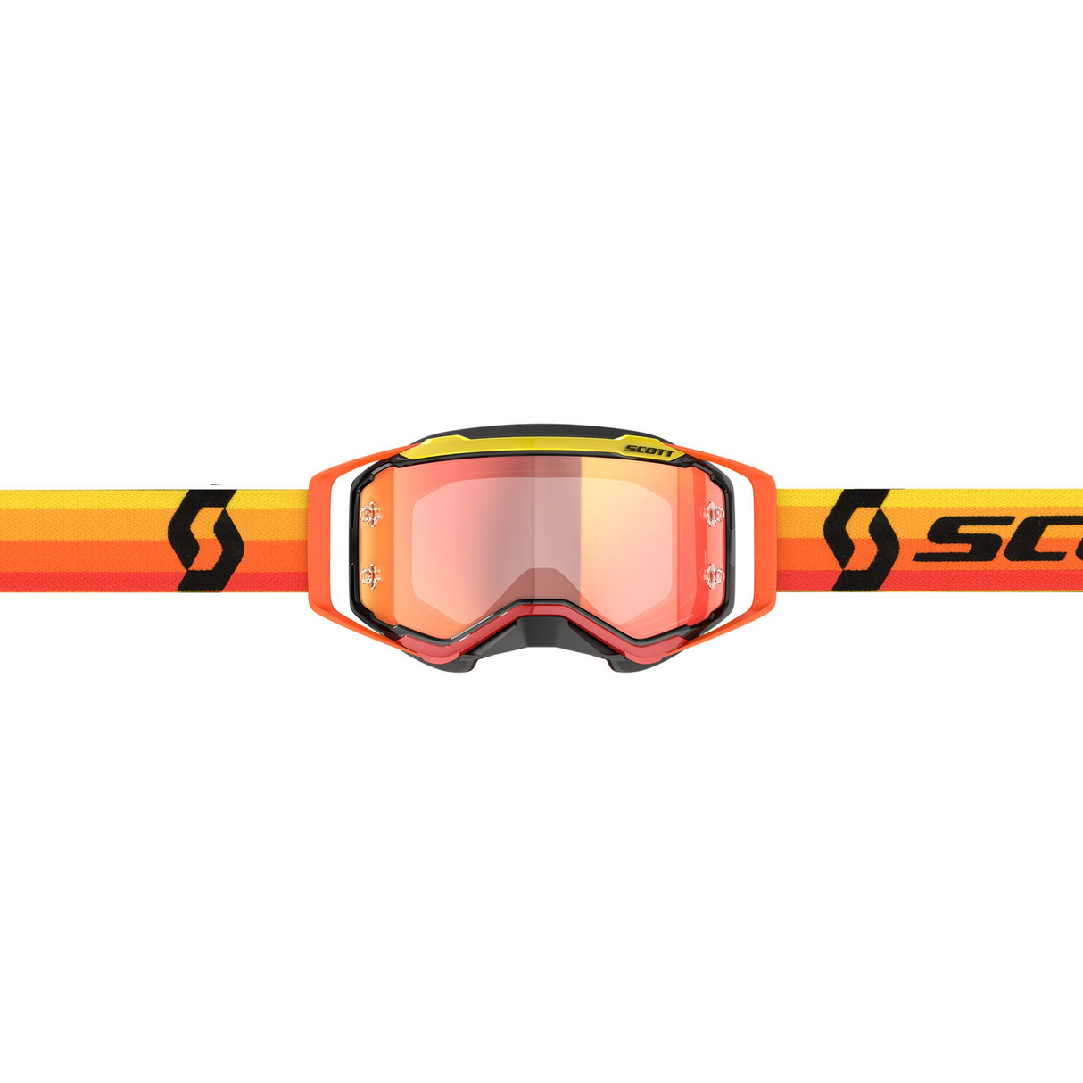 Scott Prospect Goggles California Orange/Yellow w/Orange Chrome Works Lens