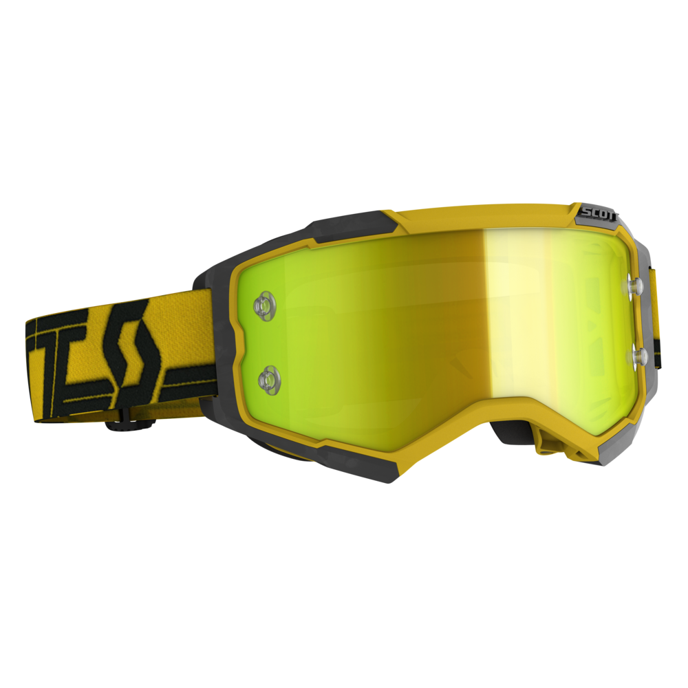 Scott Fury Goggles Yellow/Black w/Yellow Chrome Works Lens