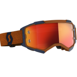 Scott Fury Goggles Grey/Orange w/Orange Chrome Works Lens