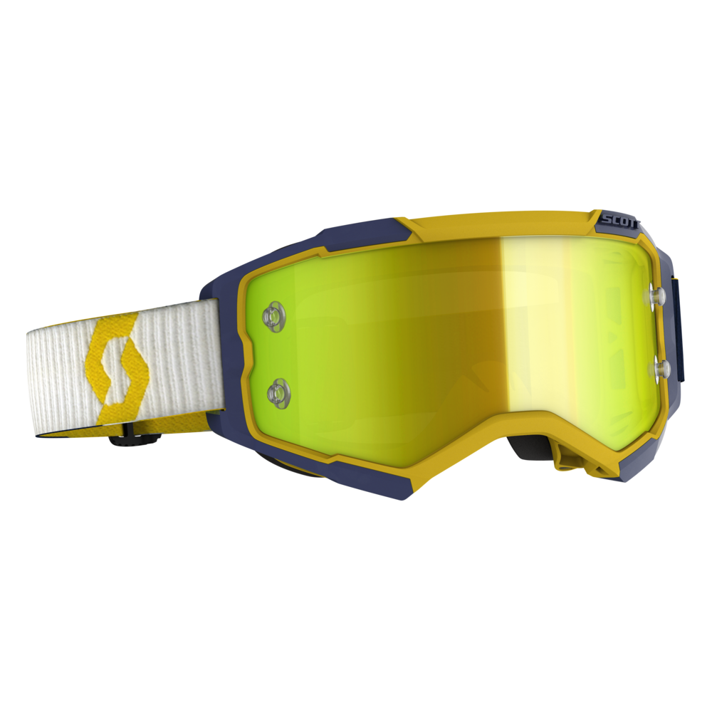 Scott Fury Goggles Yellow/Blue w/Yellow Chrome Works Lens