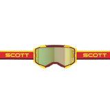 Scott Fury Goggles Red/Yellow w/Yellow Chrome Works Lens