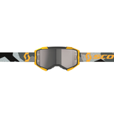 Scott Fury Goggles Camo Grey/Yellow w/Silver Chrome Works Lens