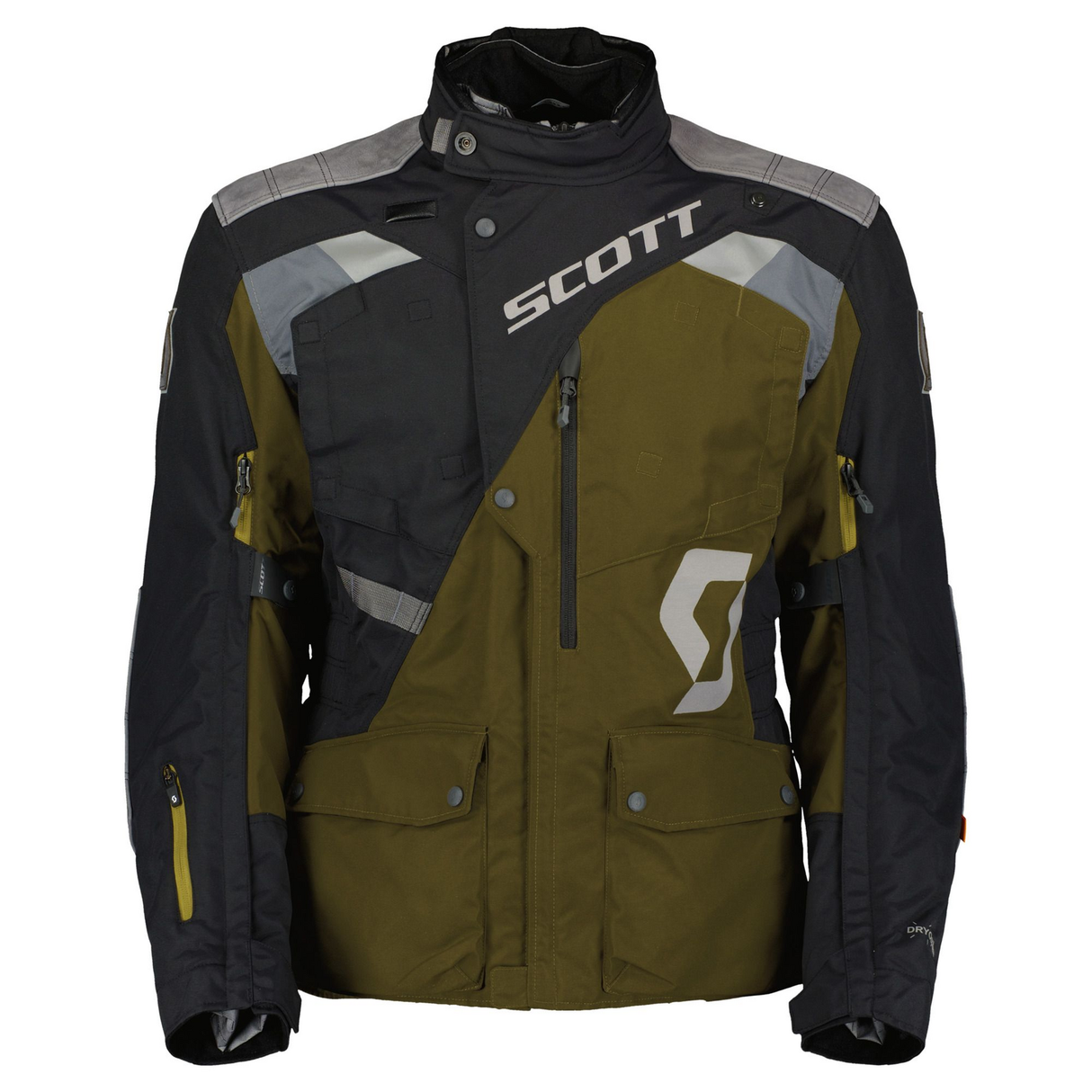 Scott Dualraid Dryo Earth Brown/Black Waterproof Textile Jacket