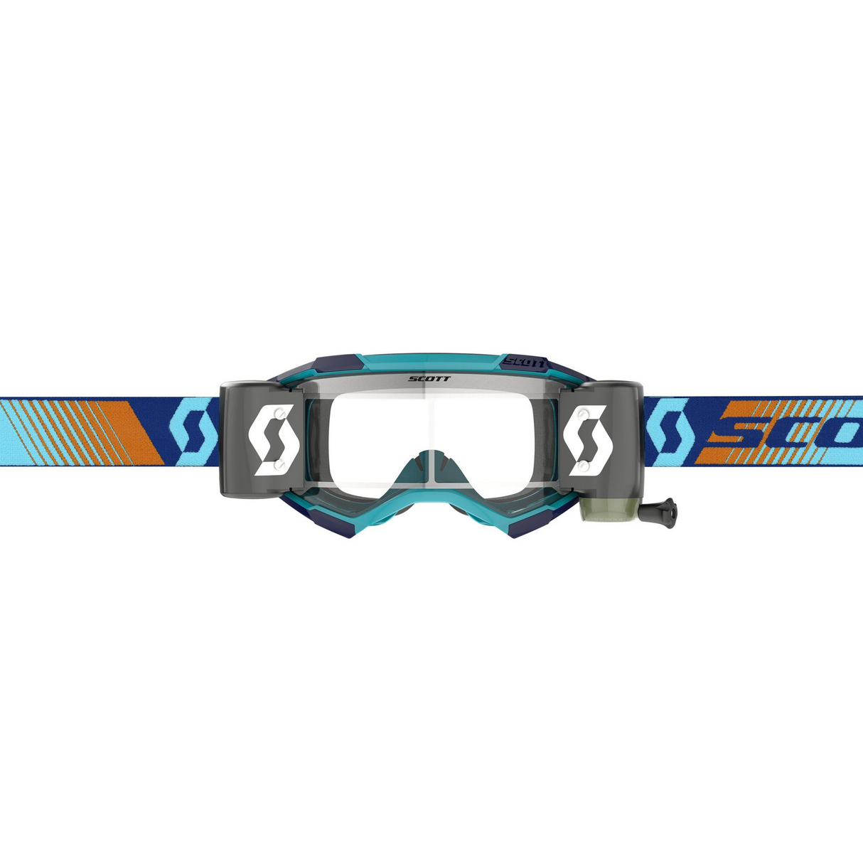 Scott Fury WFS Goggles Royal Blue/Orange w/Clear Works Lens