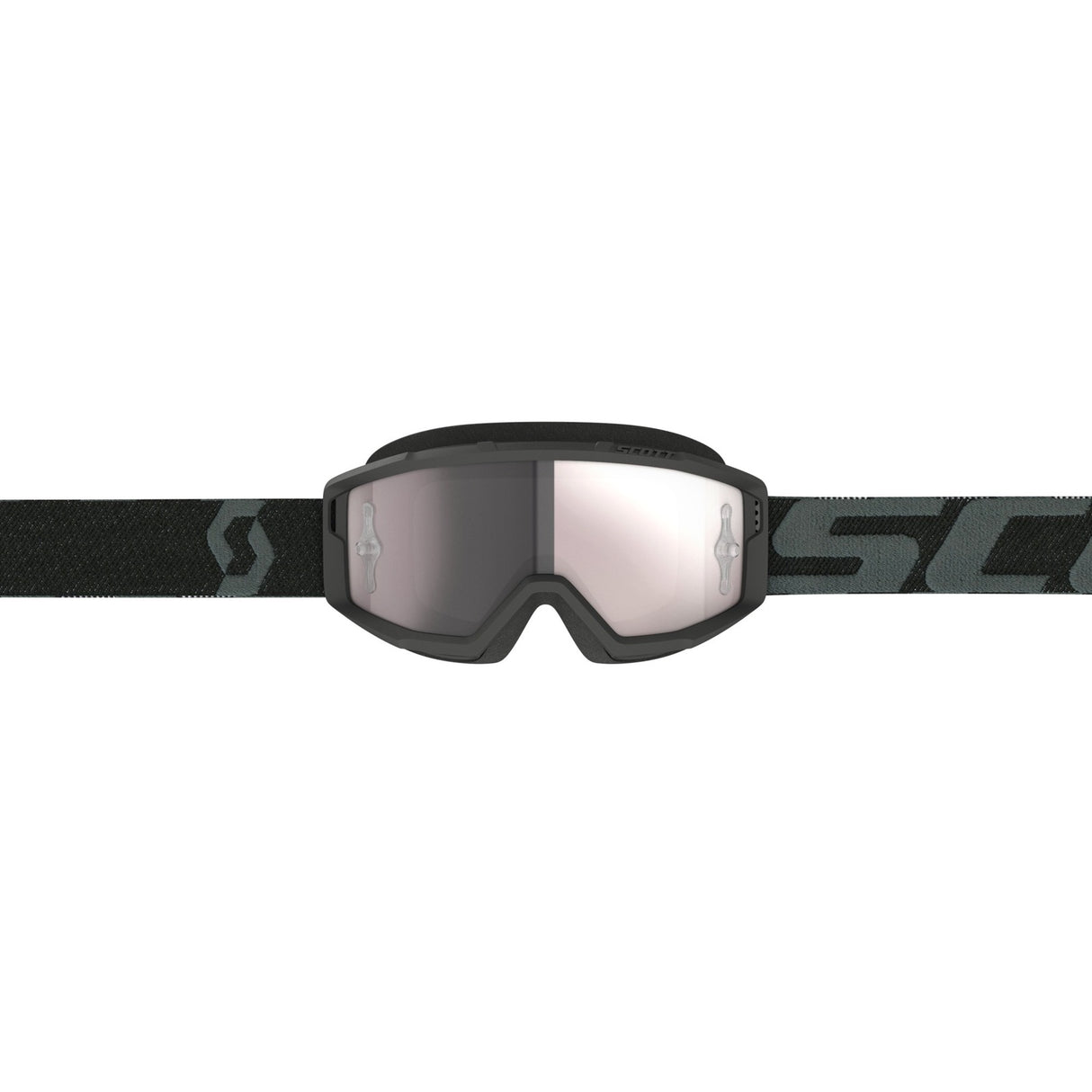 Scott Primal Goggles Black w/Silver Chrome Silver Lens