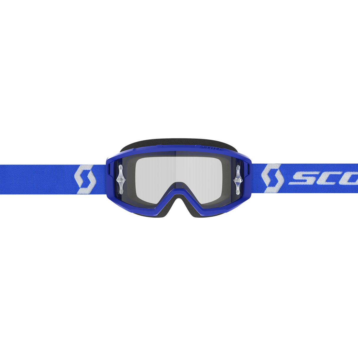 Scott Primal Clear Goggles Blue/White w/Clear Works Lens