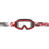 Scott Primal Enduro Goggles Camo White/Red w/Clear Lens