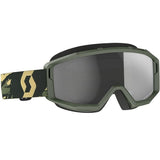 Scott Primal Sand Dust Goggles Camo Khaki w/Grey Lens