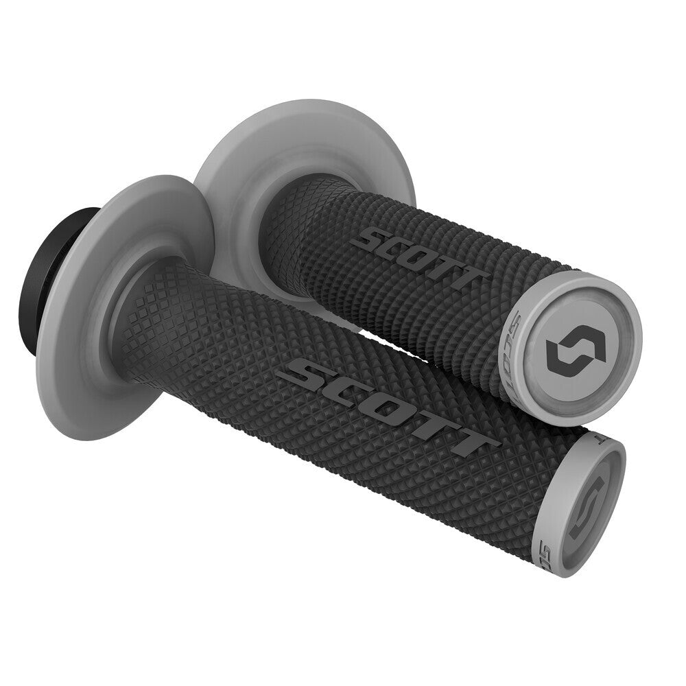 Scott SX II Grips Lock On + Cam Set Black/Grey