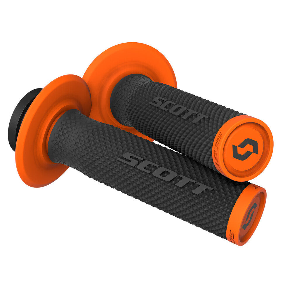 Scott SX II Grips Lock On + Cam Set Black/Orange