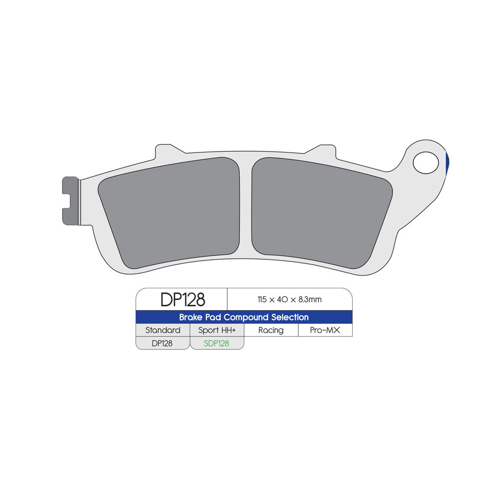 DP Brake Pads SDP128 SDP SPORT HH+ Brake Pads