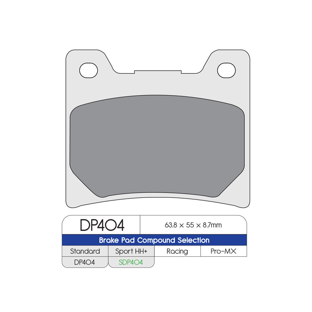 DP Brake Pads SDP404 SDP SPORT HH+ Brake Pads