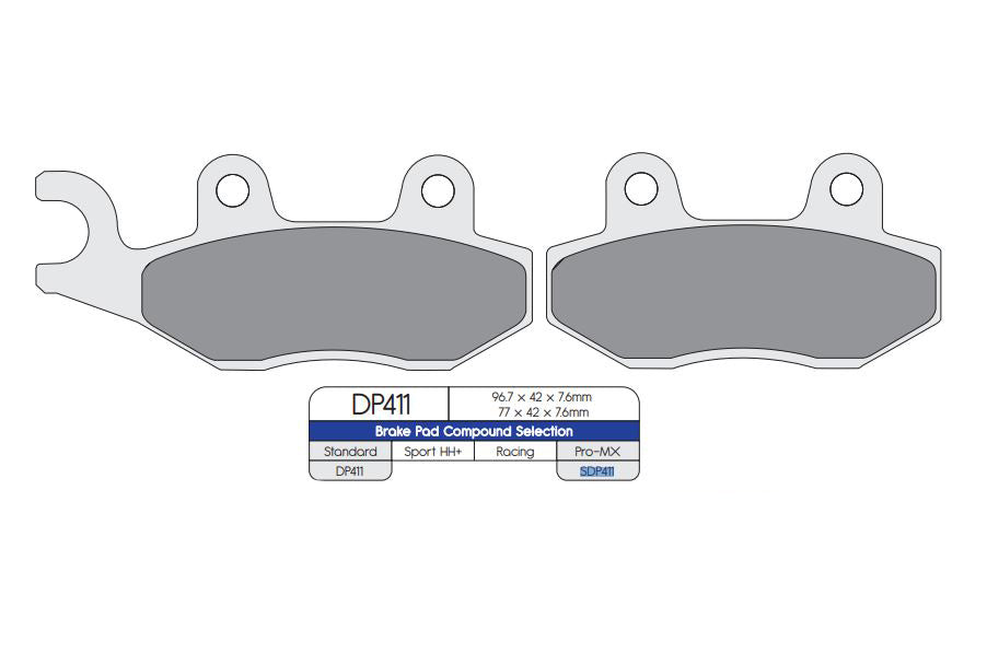 DP Brake Pads SDP411 SDP Pro-MX Brake Pads