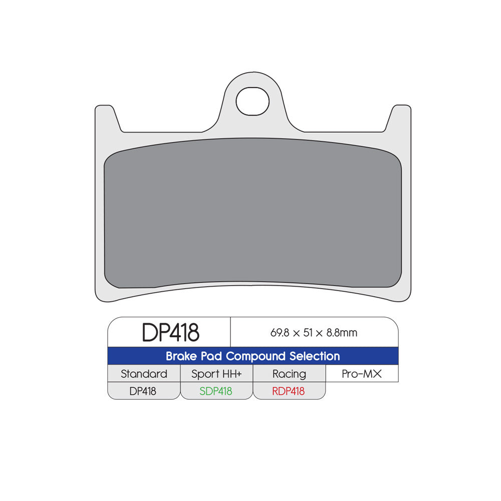 DP Brake Pads SDP418 SDP SPORT HH+ Brake Pads