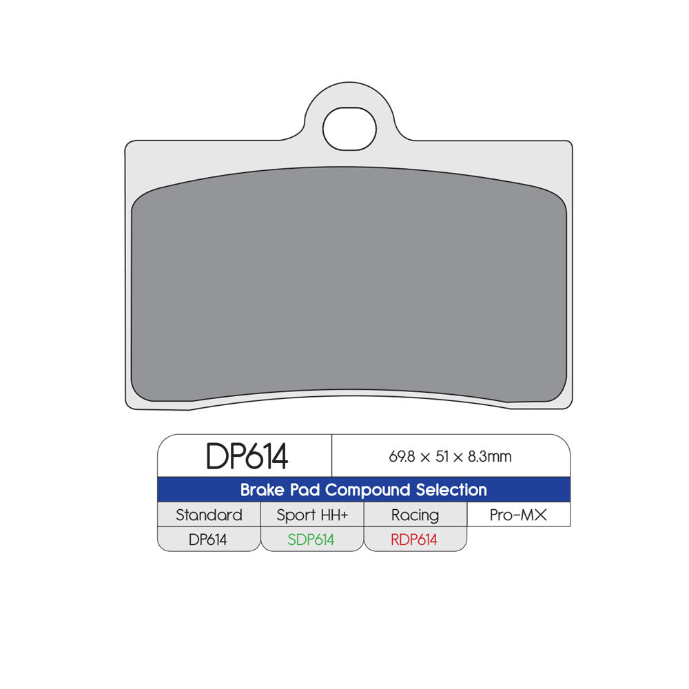 DP Brake Pads SDP614 SDP SPORT HH+ Brake Pads