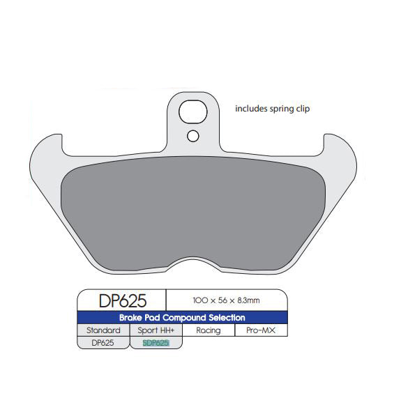 DP Brake Pads SDP625 SDP SPORT HH+ Brake Pads