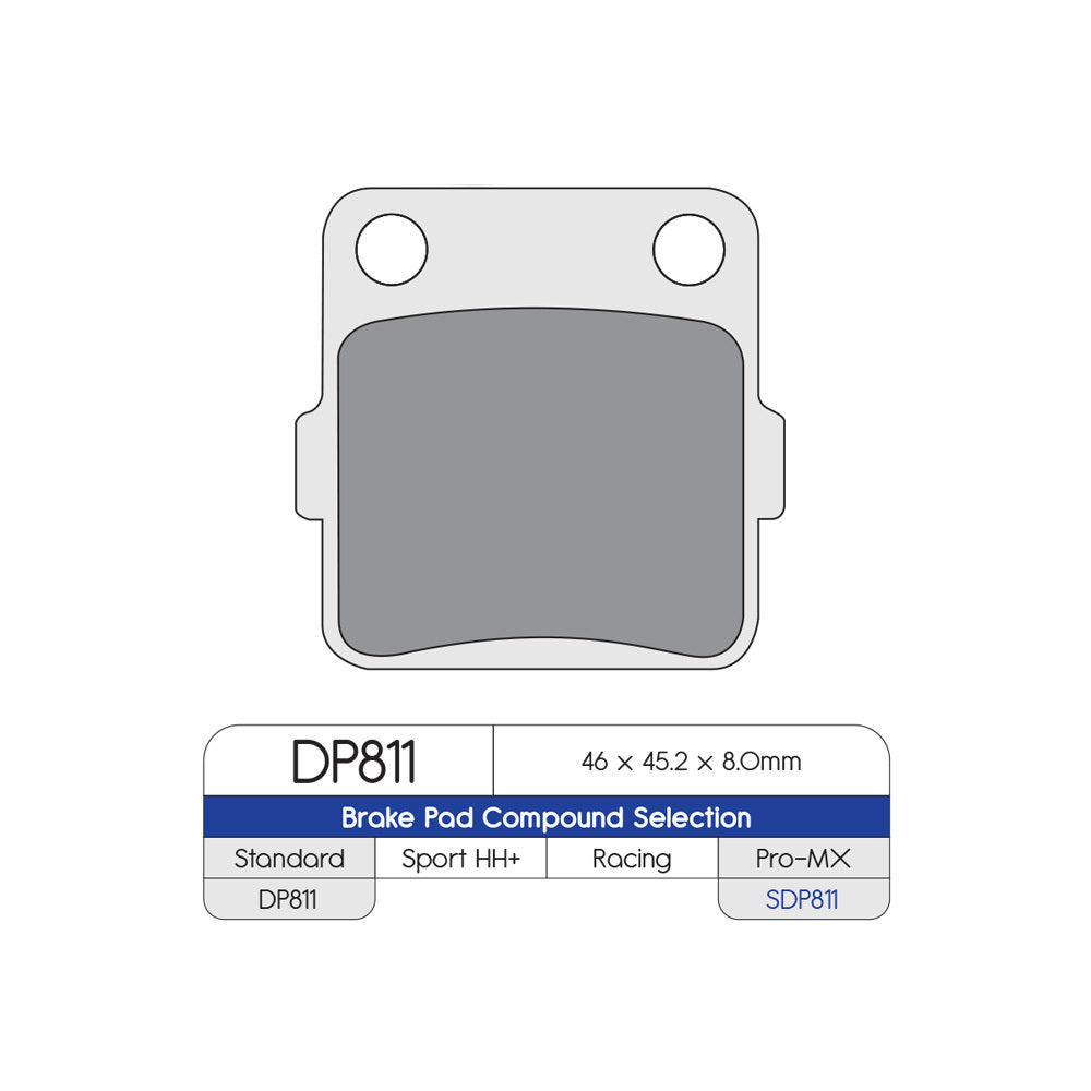 DP Brake Pads SDP811 SDP Pro-MX Brake Pads