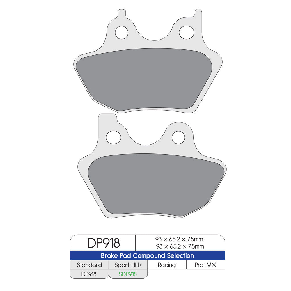 DP Brake Pads SDP918 SDP SPORT HH+ Brake Pads