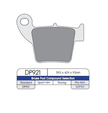 DP Brake Pads SDP921 SDP Pro-MX Brake Pads