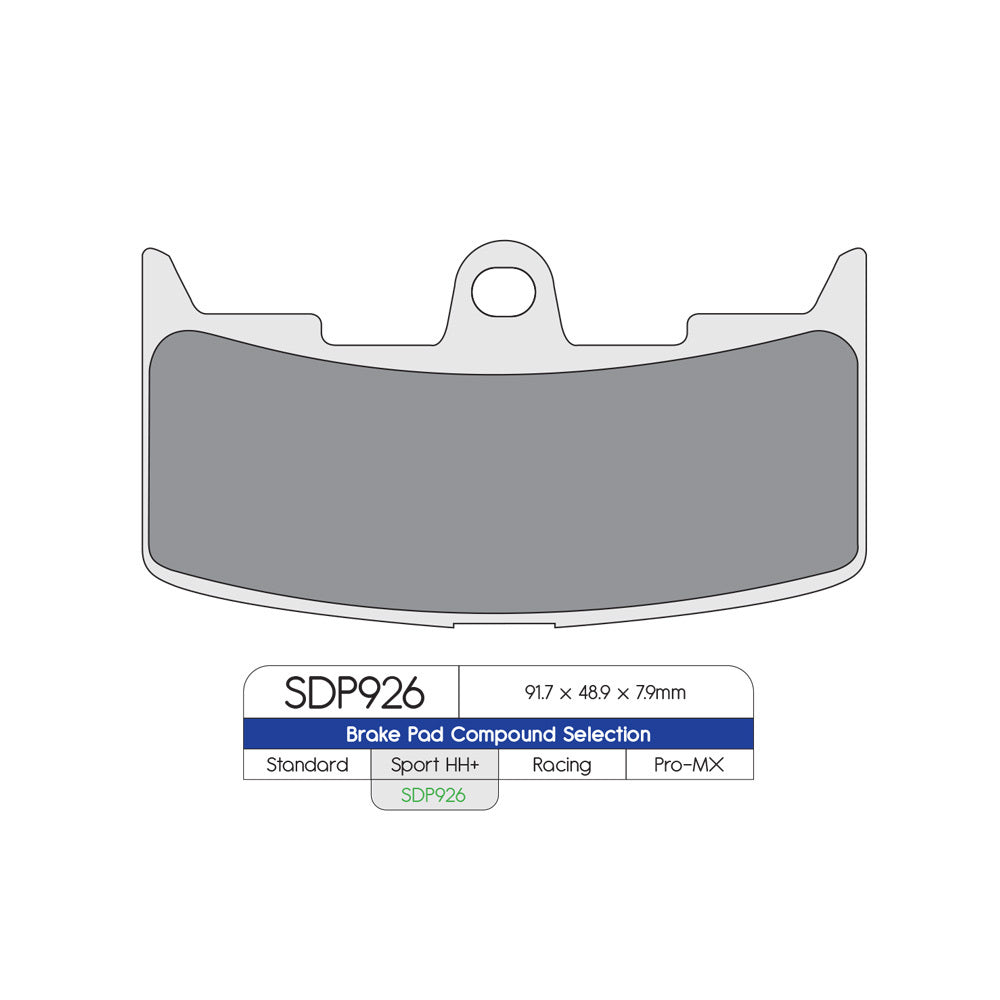 DP Brake Pads SDP926 SDP SPORT HH+ Brake Pads