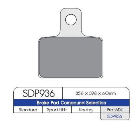 DP Brake Pads SDP936 SDP Pro-MX Brake Pads