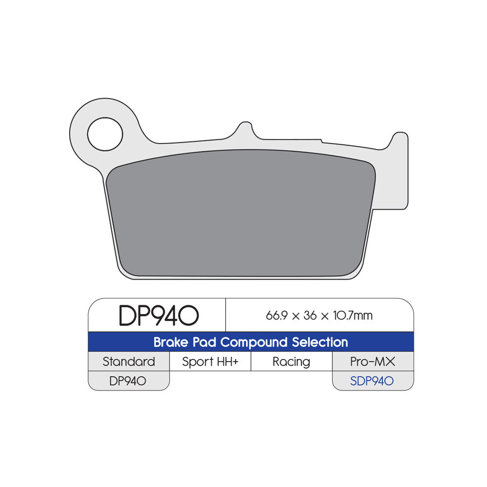 DP Brake Pads SDP940 SDP Pro-MX Brake Pads