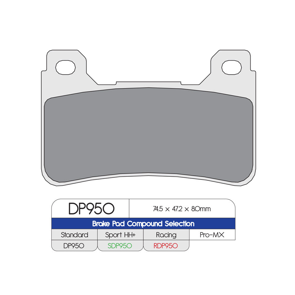 DP Brake Pads SDP950 SDP SPORT HH+ Brake Pads