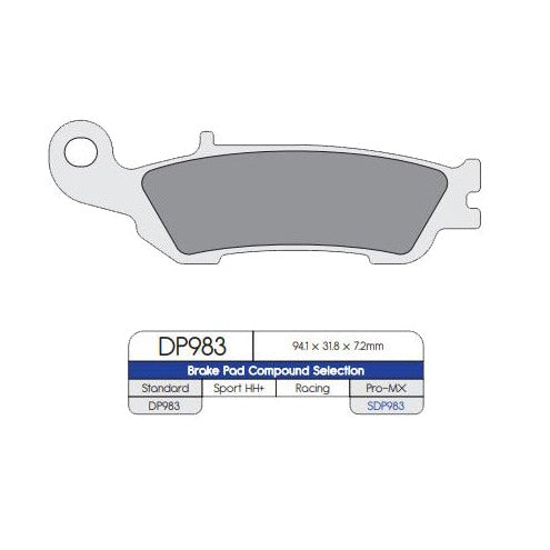 DP Brake Pads SDP983 SDP Pro-MX Brake Pads