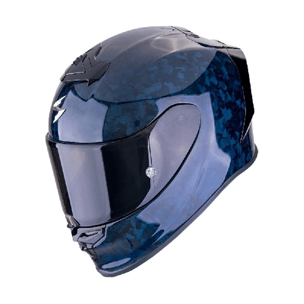 Scorpion EXO-R1 Evo Onyx Carbon Air Solid Blue Helmet
