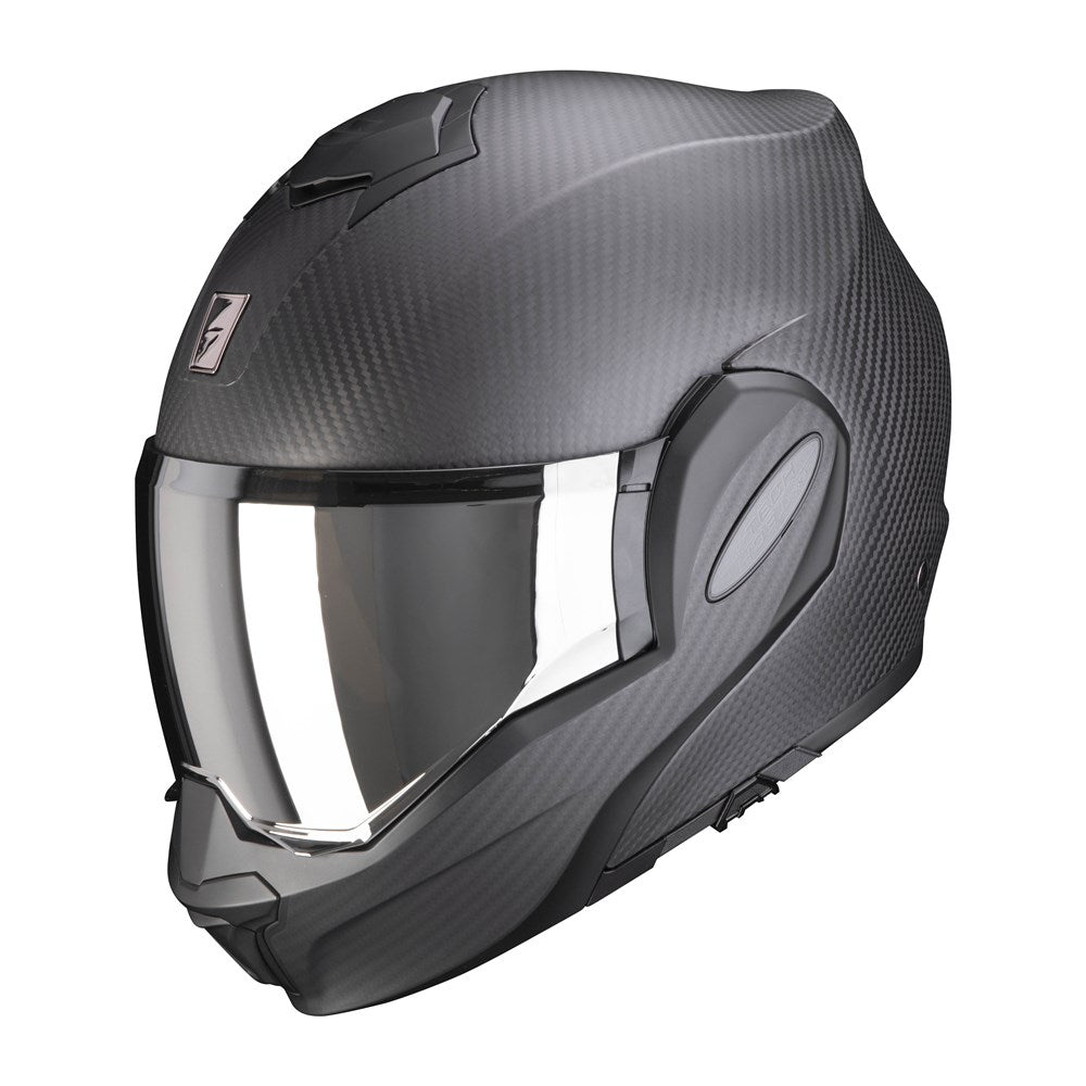 Scorpion EXO-Tech Evo Carbon Solid Matte Black Helmet