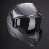 Scorpion EXO-Tech Evo Carbon Solid Matte Black Helmet