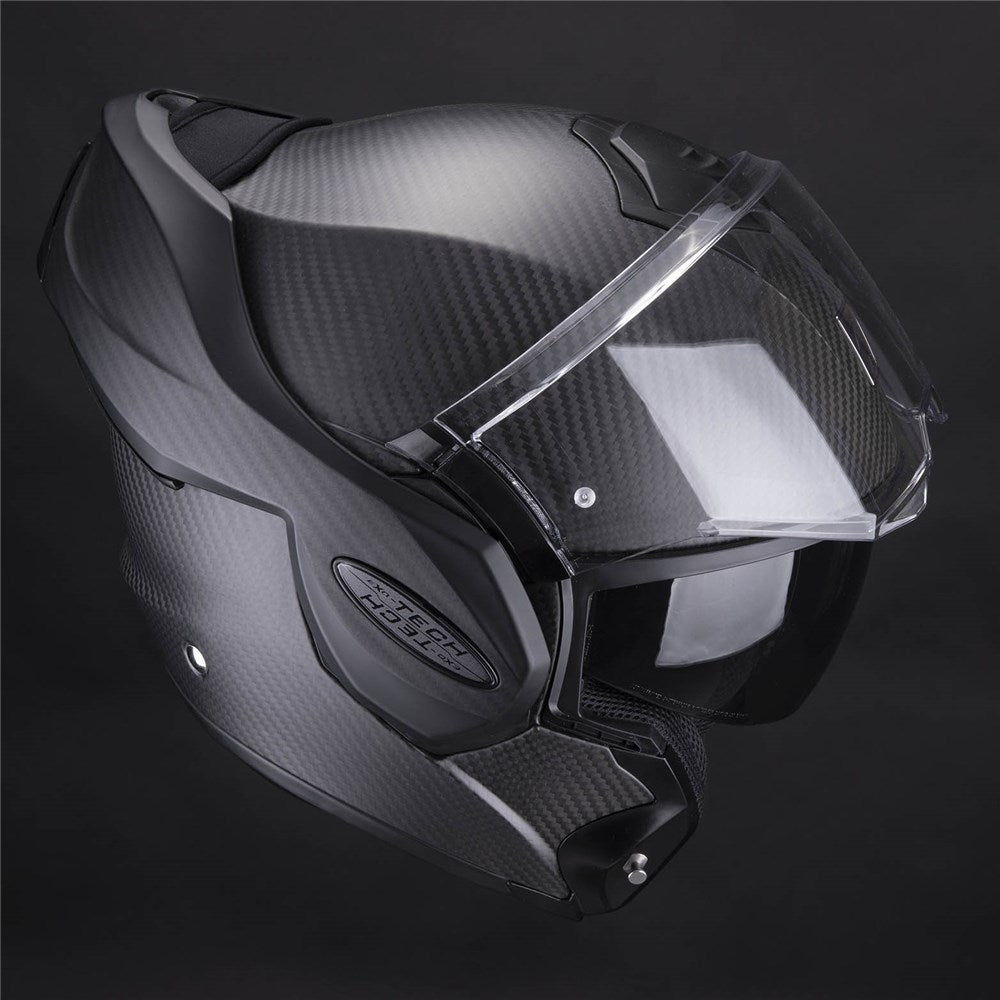 Scorpion EXO-Tech Evo Carbon Solid Matte Black Helmet