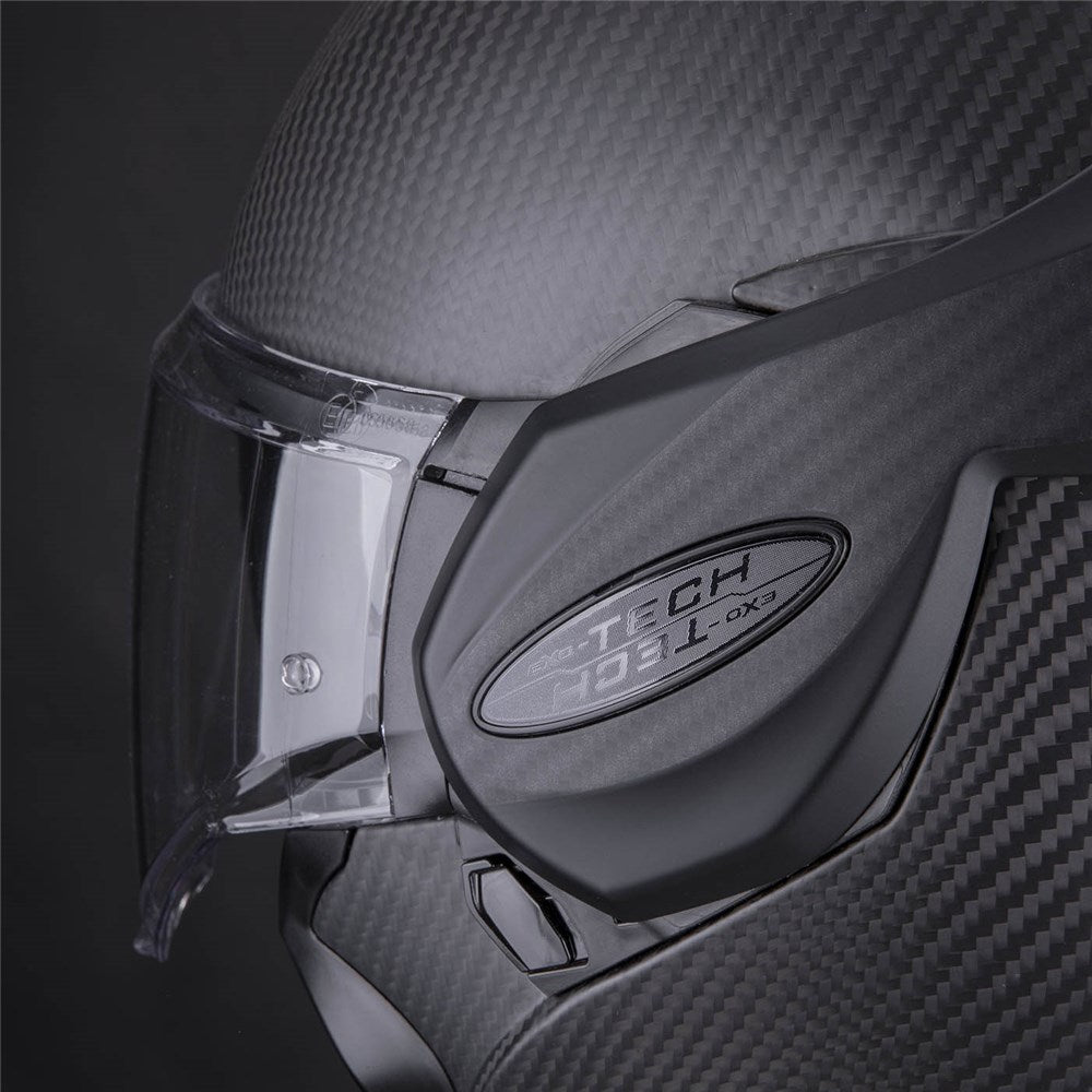 Scorpion EXO-Tech Evo Carbon Solid Matte Black Helmet