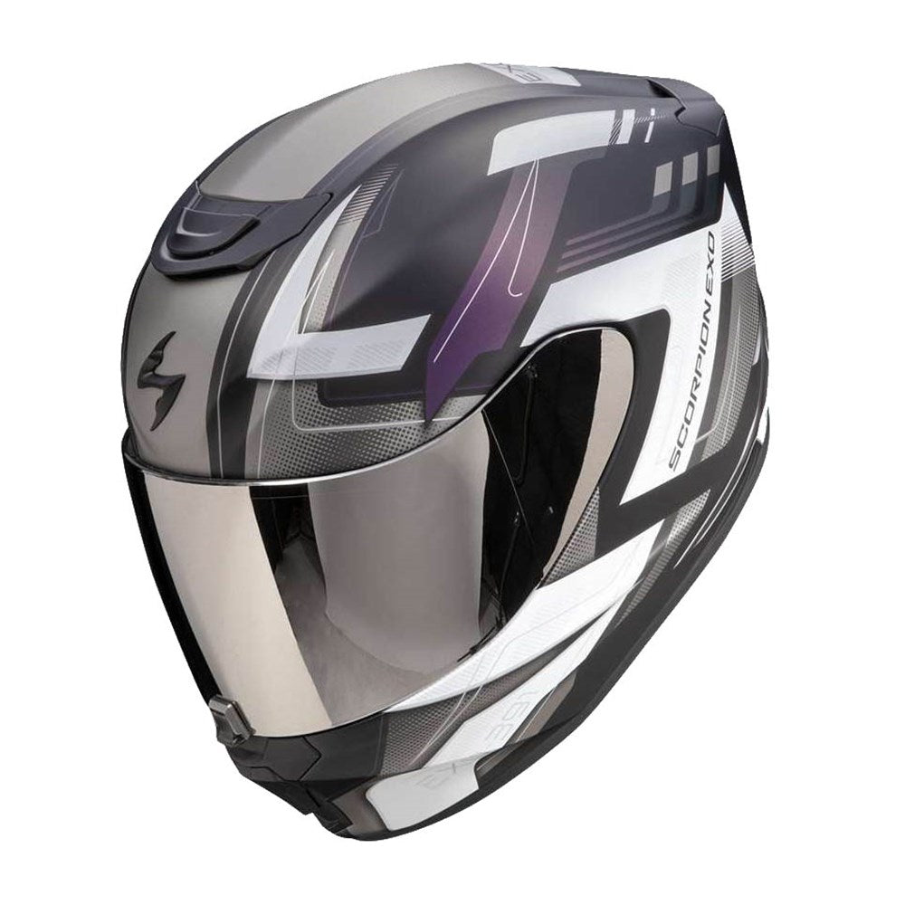 Scorpion EXO-391 Captor Matte Black/Chameleon Helmet