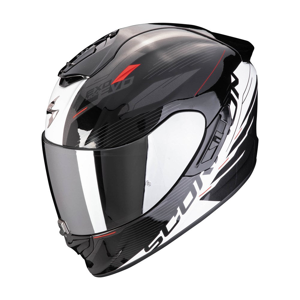 Scorpion EXO-1400 Evo II Air Luma Black/White Helmet