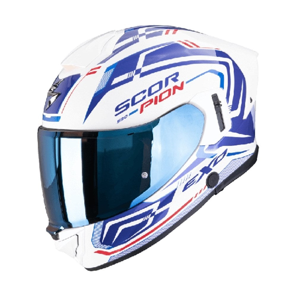Scorpion EXO-530 Air Slope White/Blue/Red Helmet