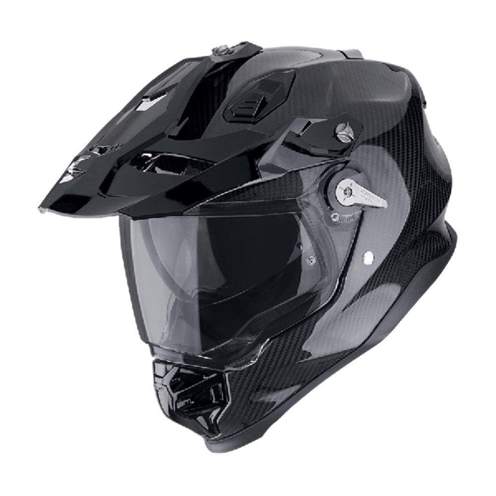 Scorpion ADF-9000 Carbon Solid Black Carbon Helmet
