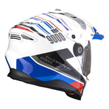 Scorpion ADF-9000 Air Desert White/Blue/Red Helmet