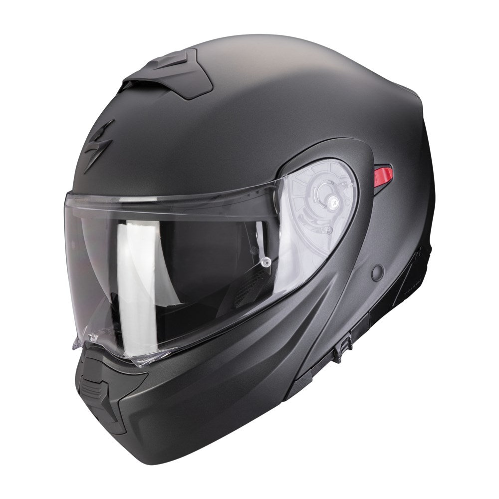 Scorpion EXO-930 Evo Solid Matte Pearl Black Helmet