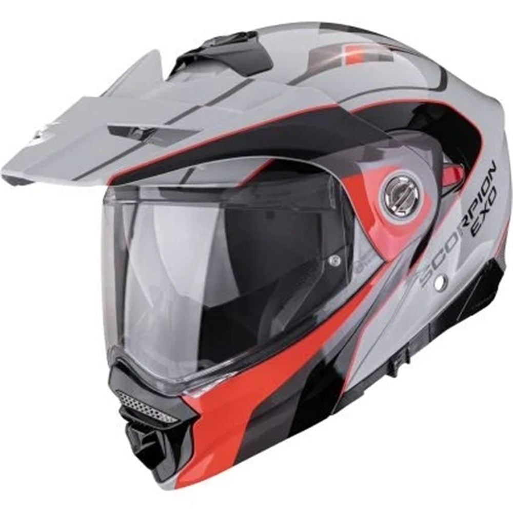 Scorpion ADX-2 Kamps Grey/Red Helmet