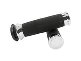 Slyfox Performance SF-0630-3083 Handgrips Chrome for Harley-Davidson w/Throttle Cable