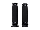 Slyfox Performance SF-0630-3086 Handgrips Black for Harley-Davidson Big Twin 08-24 Models w/Throttle-By-Wire