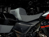 Slyfox Performance SF-0801-2056 Highnoon Tuck N Roll Dual Seat for Harley-Davidson CVO Touring 23-Up/Street Glide/Road Glide 24-Up/Touring 25-Up