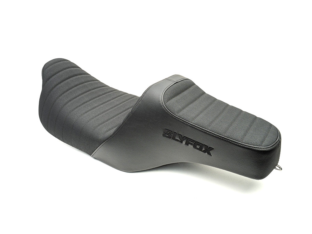 Slyfox Performance SF-0801-2095 Highnoon Tuck N Roll Dual Seat for most Harley-Davidson Touring 08-24